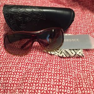 Oversized Versace sunglasses
