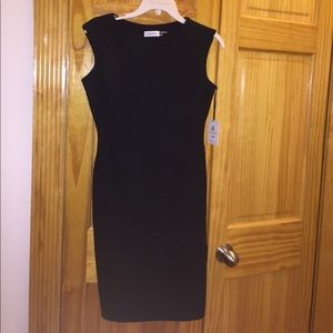 NWT Calvin Klein black work dress