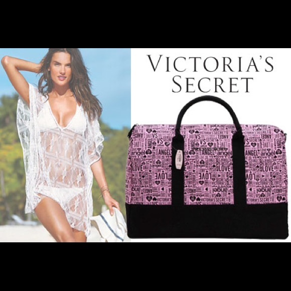 Victoria's Limited Edition Pink Get-Away Bag - Picture 1 of 4