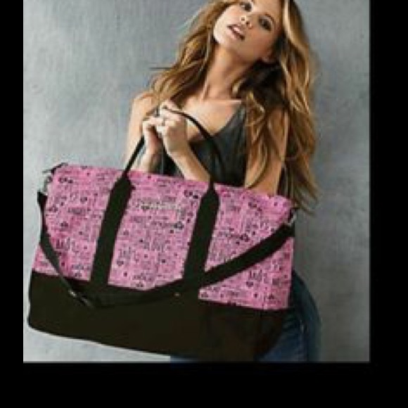 Victoria's Limited Edition Pink Get-Away Bag - Picture 4 of 4