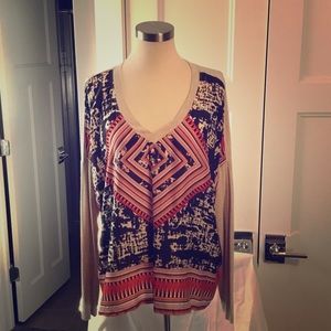 cabi Scarf Top