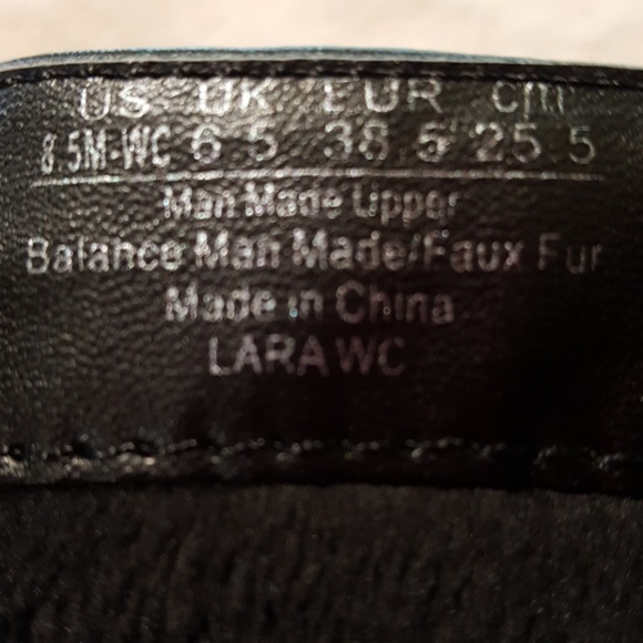 *Donated* Fergalicious Black Boots . Sz. 8.5. - Picture 7 of 8