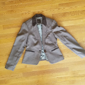 Blazer with Suede Elbow Patches