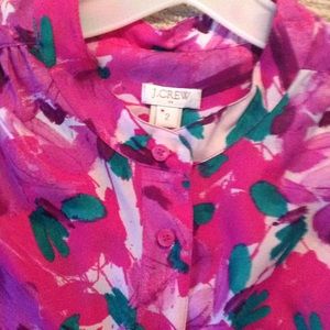 J. Crew Tops - j Crew Floral Print Sleeveless Blouse Size 2 J. Crew Tops - j Crew Floral Print Sleeveless Blouse Size 2