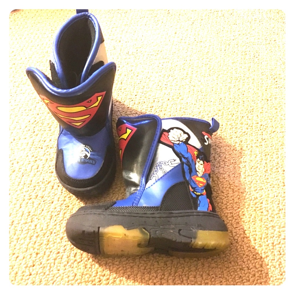 Superman winter boots