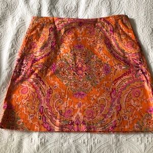 Colorful J. Crew mini skirt