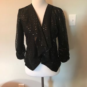 Black sequin Blazer