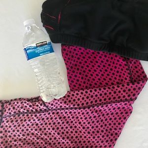 Kyodan Workout Capri Ombré Pink Leggings