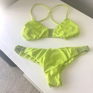 Posh Pua Bikini Set with Crochet