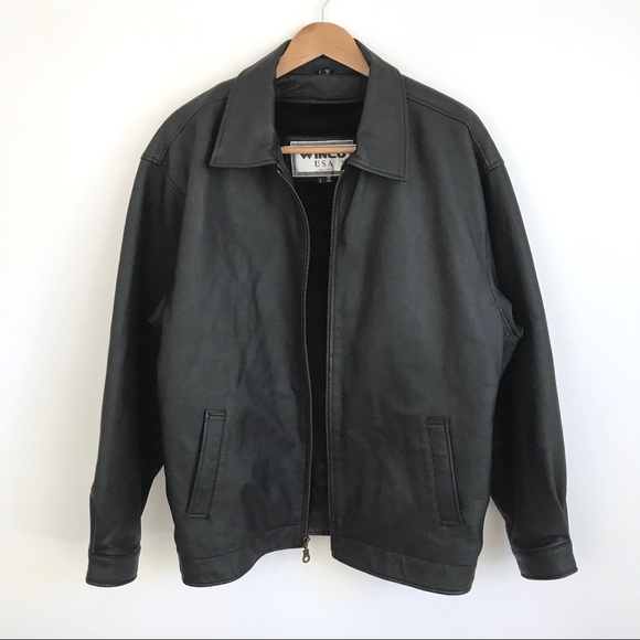 Men’s Black Leather Jacket