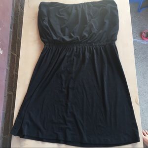 Little black strapless dress