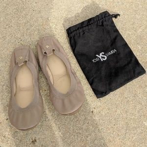 Yosi Samra fold-up ballet flats