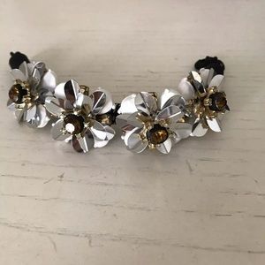 Jcrew white flower bracelet