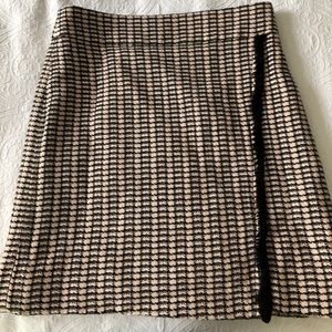 J. Crew pink and black skirt