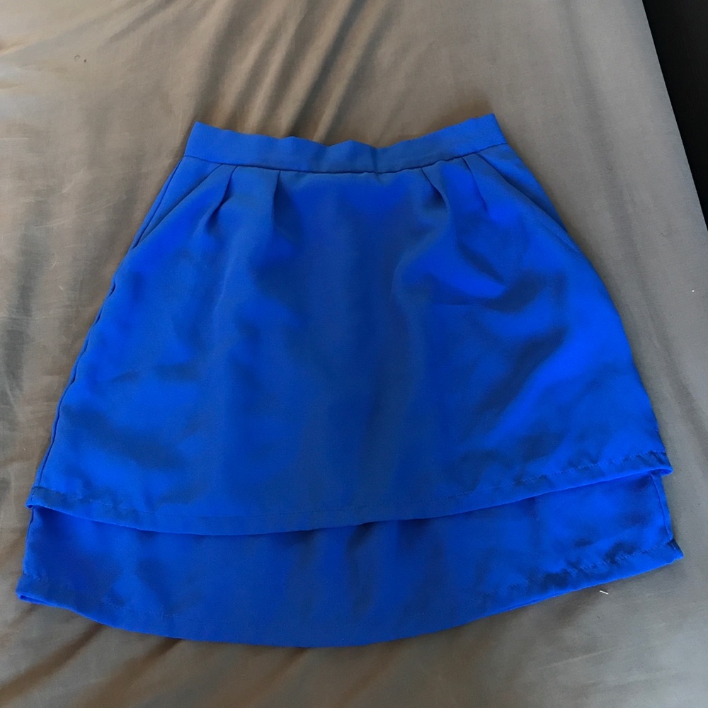 Royal Blue Skirt (with pockets!)