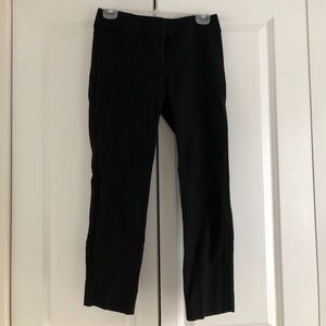 Black LOFT pants; Julie straight fit