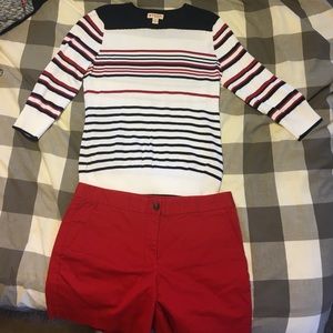 Brooks Brothers sweater and short set Brooks Brothers sweater and short set