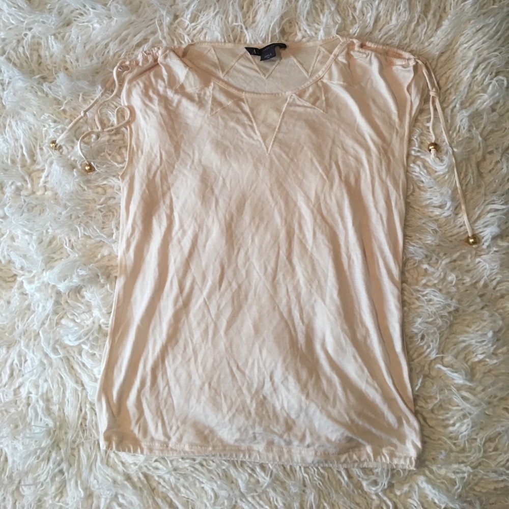 A/X muted pink top