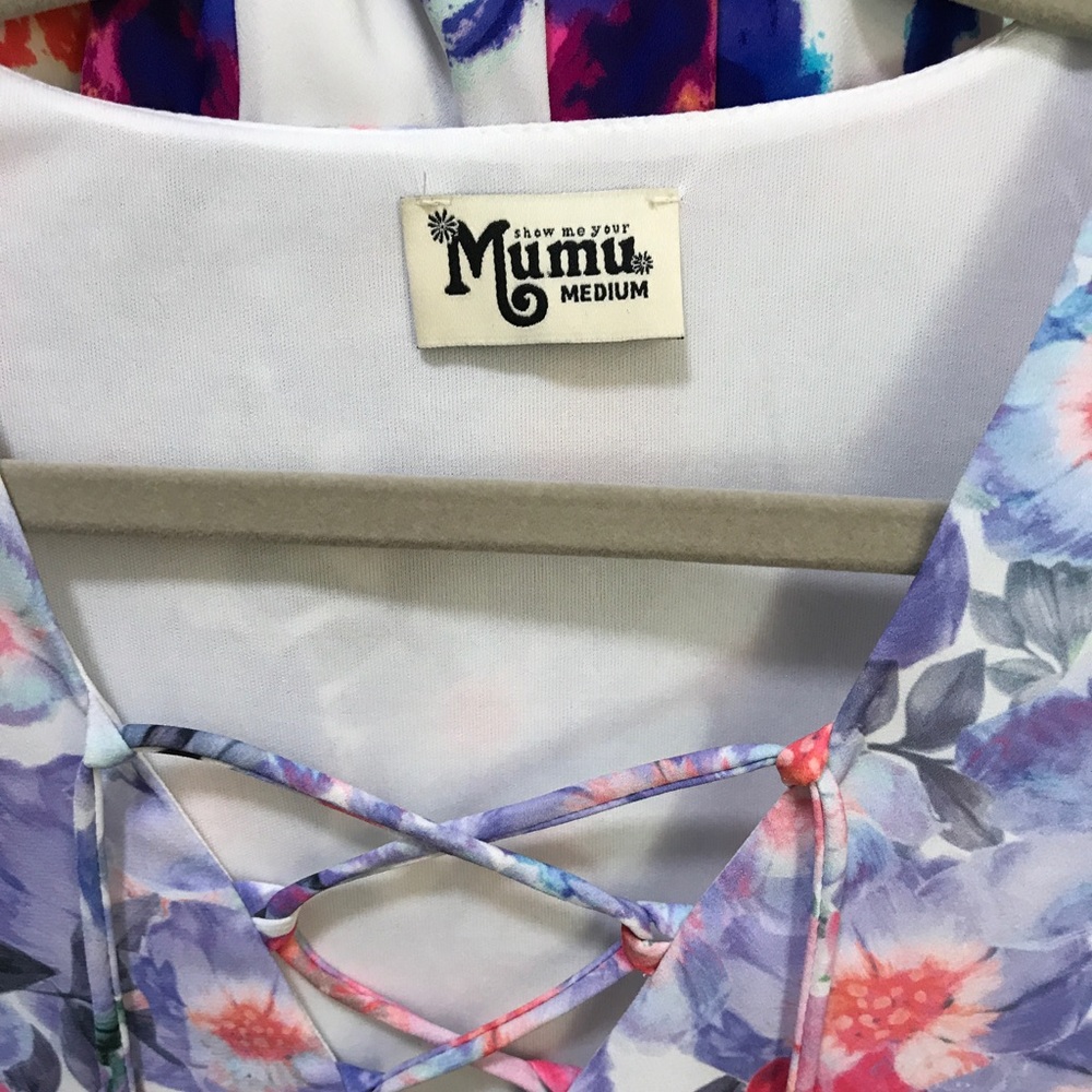 ✨HP✨(SOLD) Poppy Daze Kylie Lace-Up Dress - Picture 3 of 3