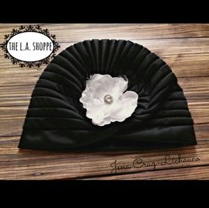 Handmade Black fashion turban Handmade Black fashion turban