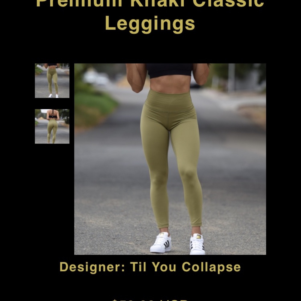 ISO classic Til you collapse legging