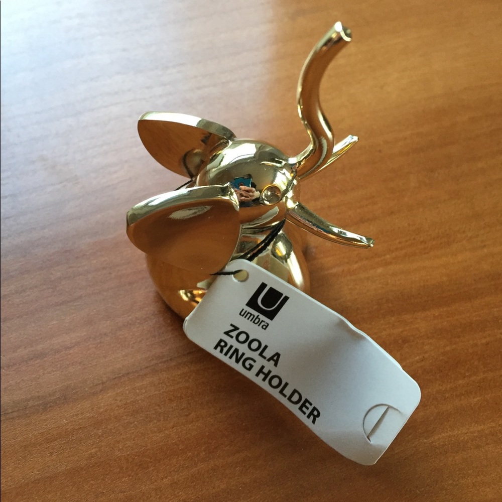 Umbra gold elephant ring holder NWT 🐘 💍