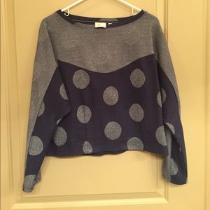 Cropped anthropology sweatshirt Cropped anthropology sweatshirt