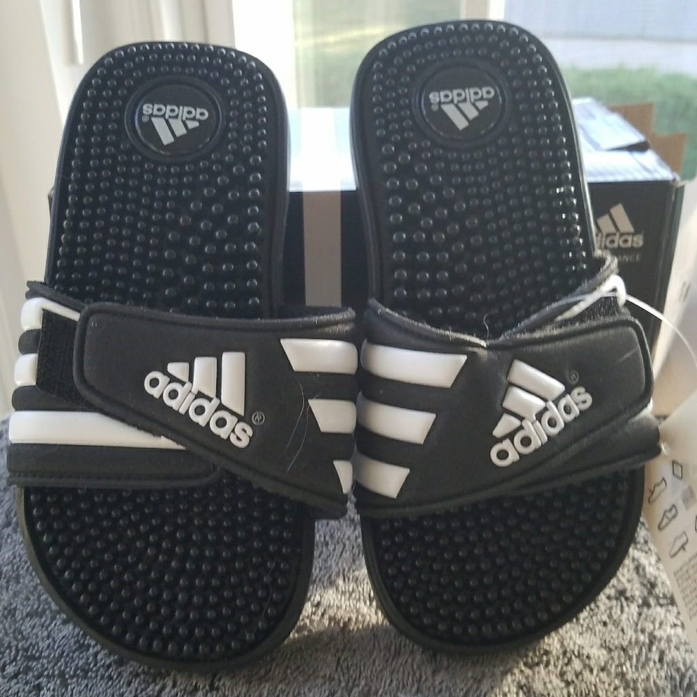 Adidas boys slide sandals
