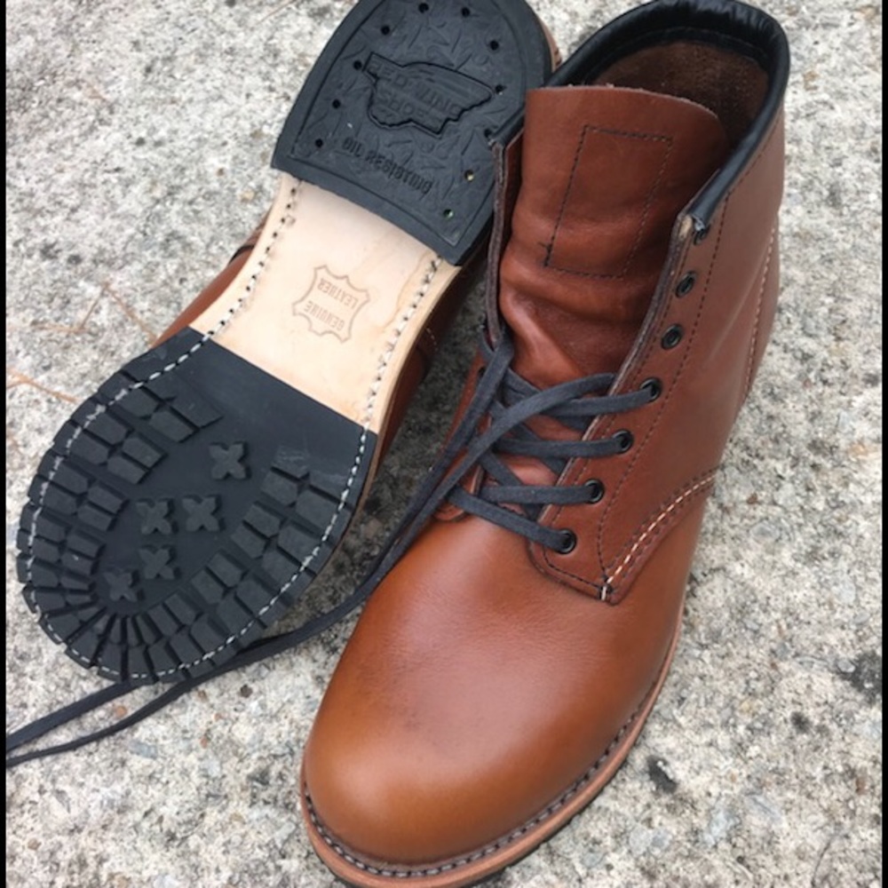 Red wing beckman round boots