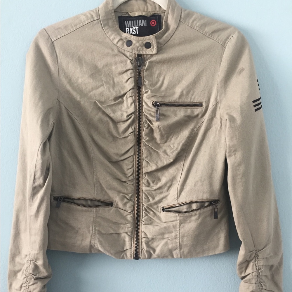 Bommer style Ruched army jacket