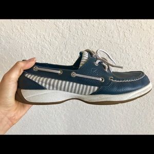 Navy Blue Sperry Top Siders