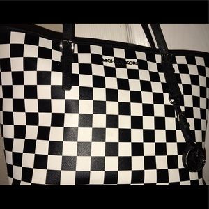 Authentic Michael Kors Check Tote