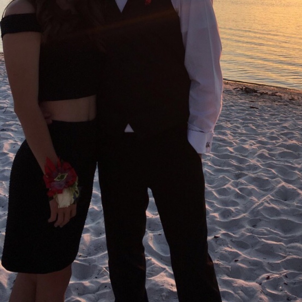 Black Sherri Hill Two Piece!