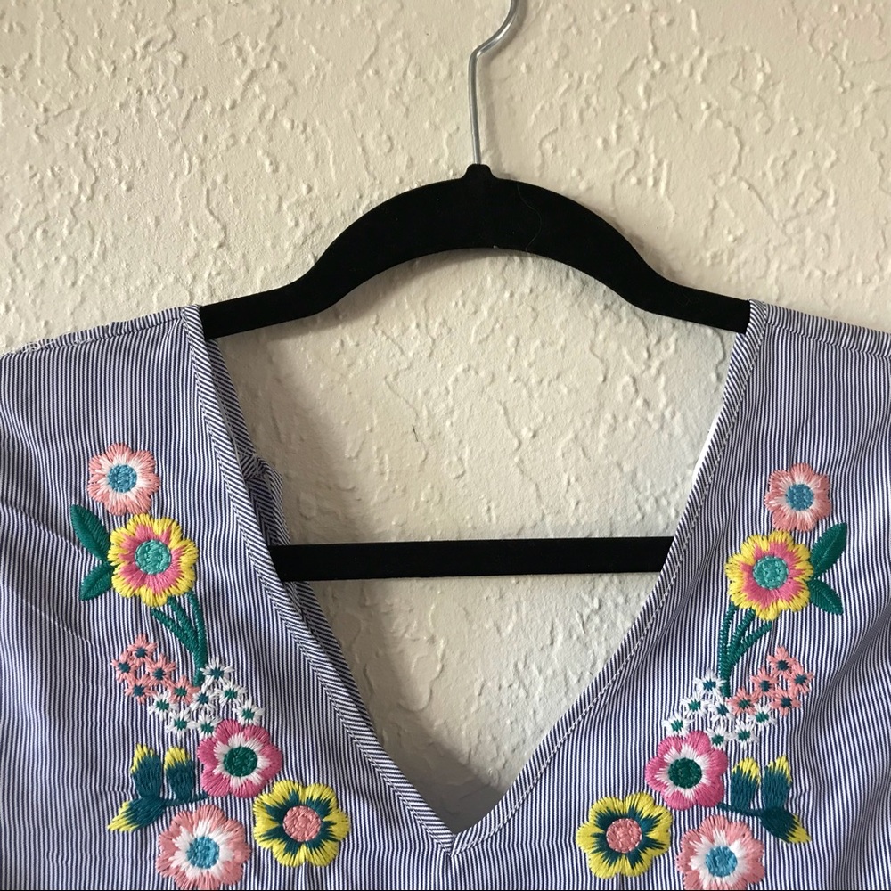 Embroidered Floral Dress