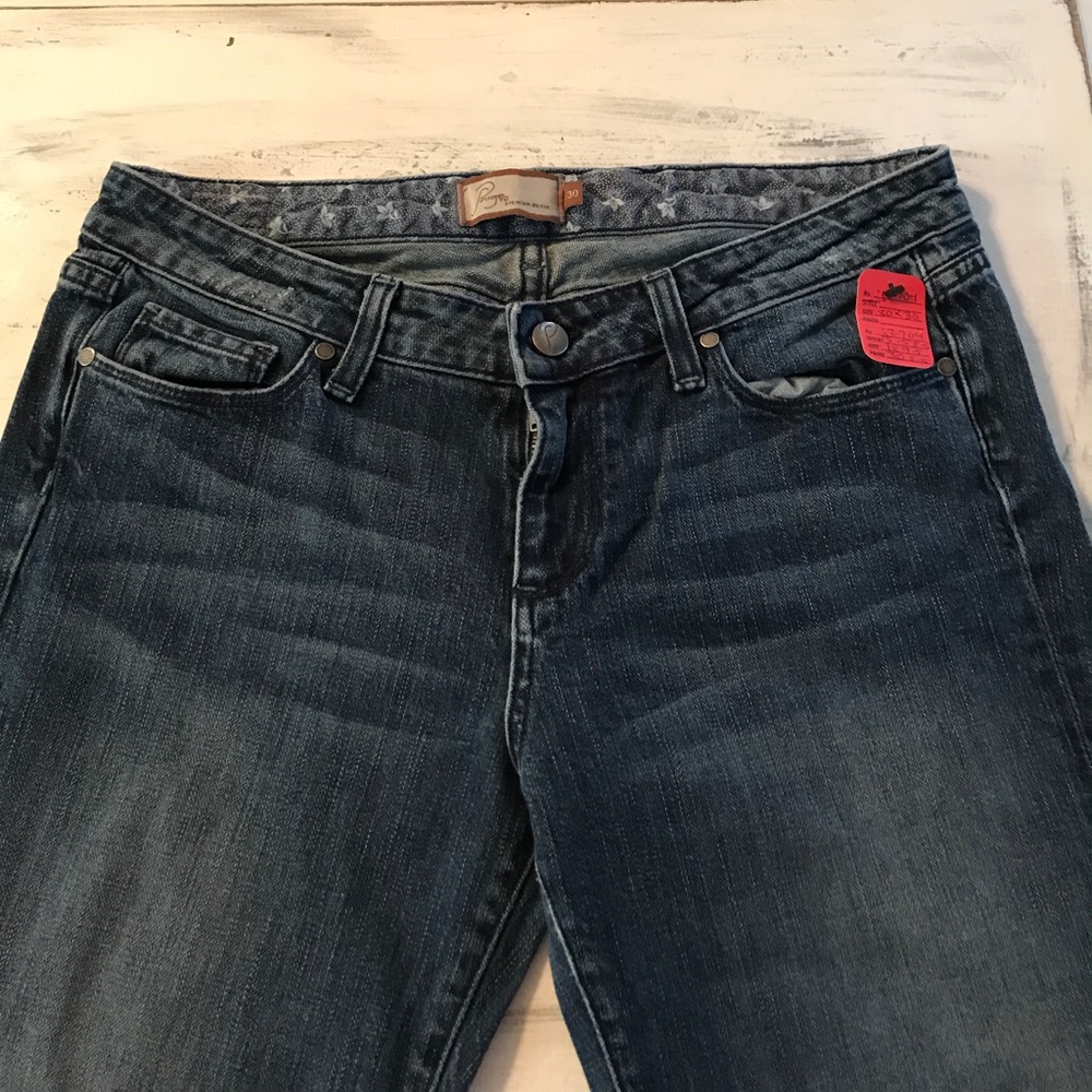 Paige Premium Benedict Canyon Dark Boot Cut Jeans