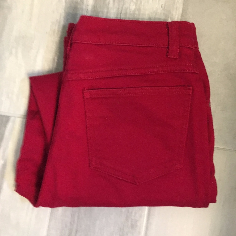 Women's Red High Rise Jeans Size 8P Style & Co. - Picture 8 of 9
