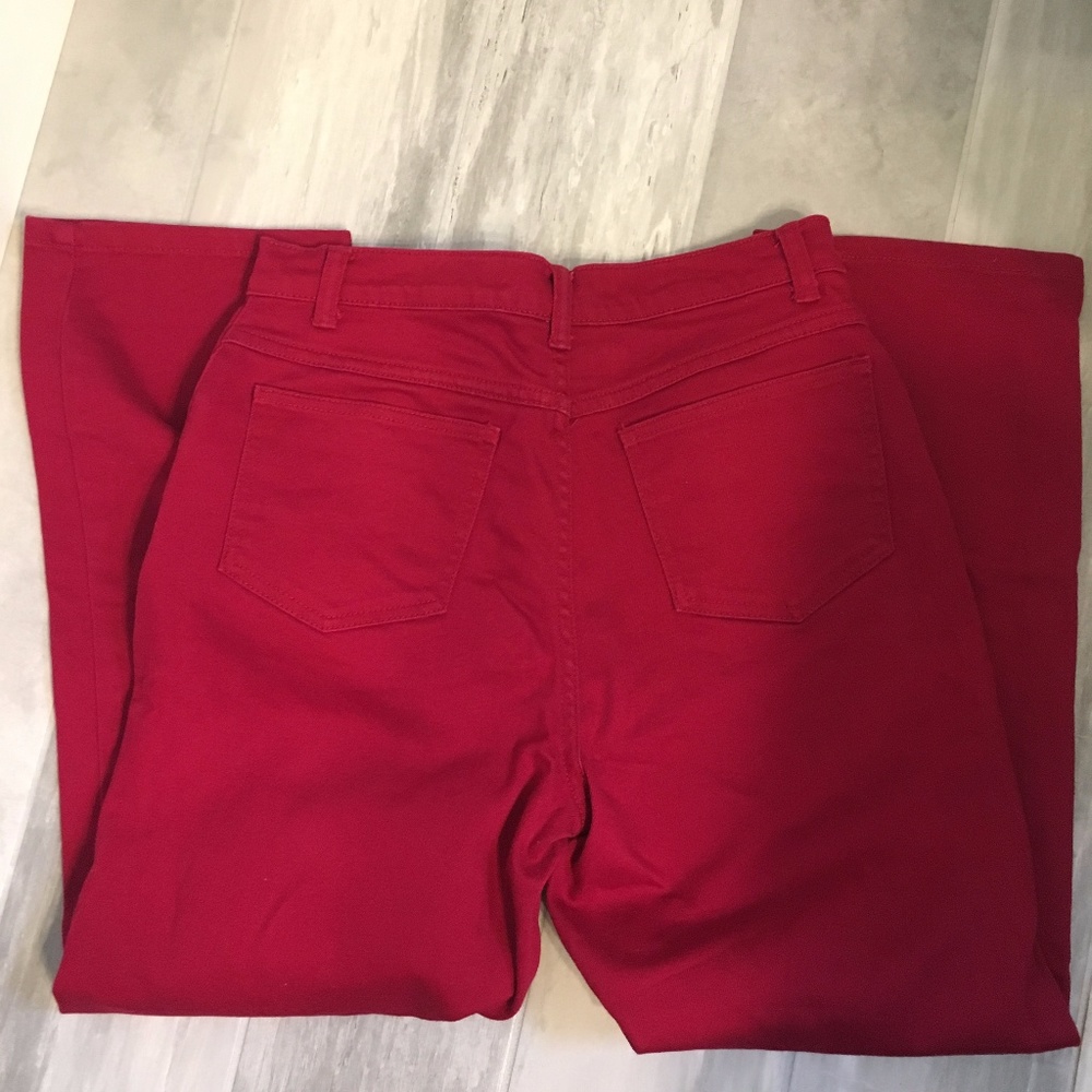Women's Red High Rise Jeans Size 8P Style & Co. - Picture 7 of 9