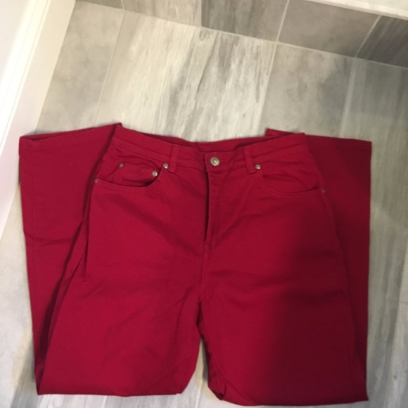 Women's Red High Rise Jeans Size 8P Style & Co. O - Picture 5 of 8