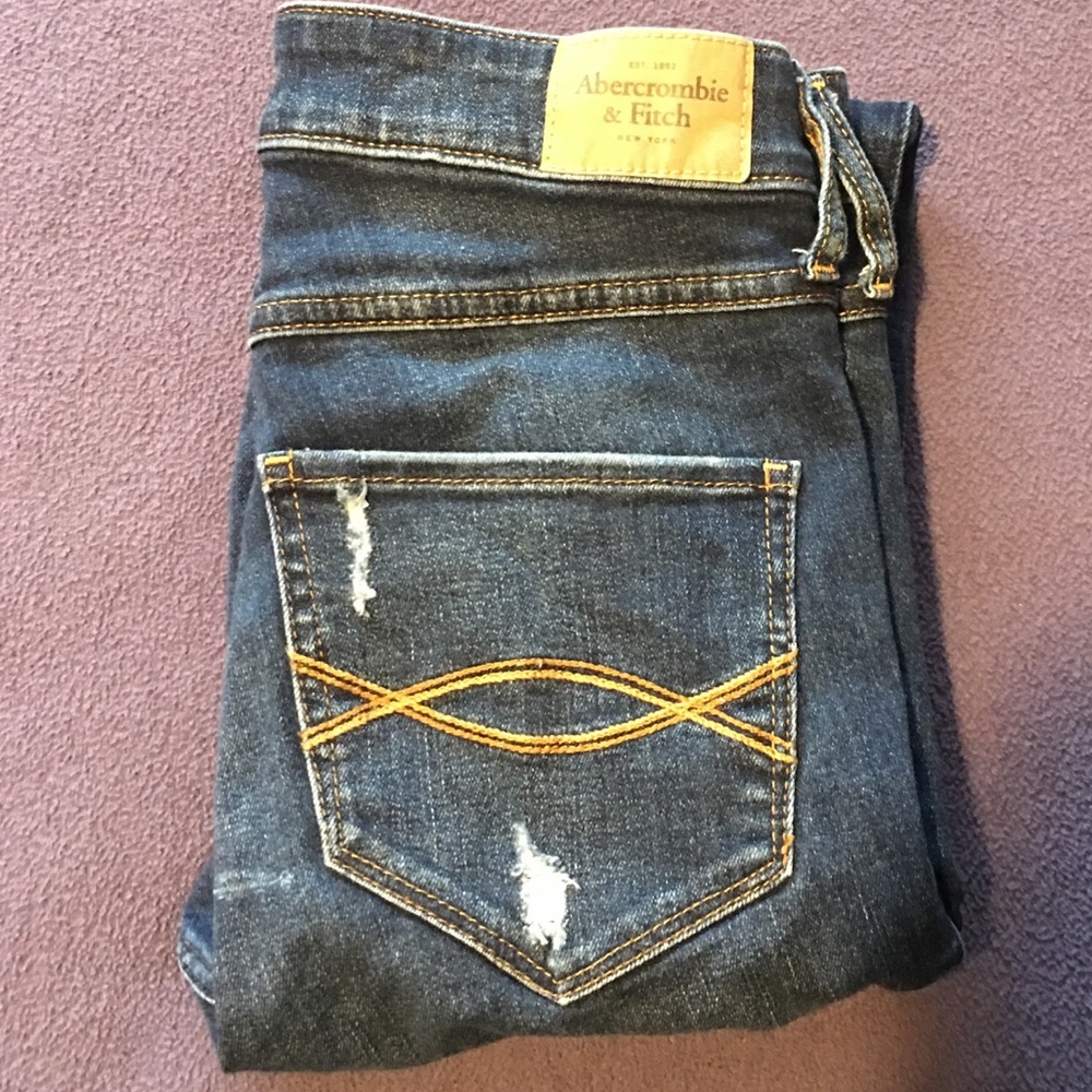 High waisted skinny Abercrombie and Fitch pants
