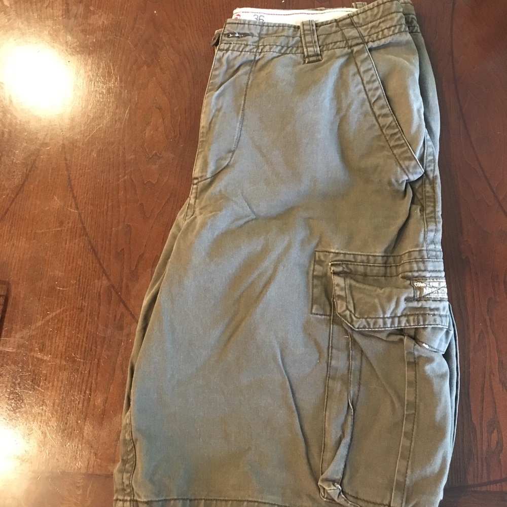Brown cargo shorts