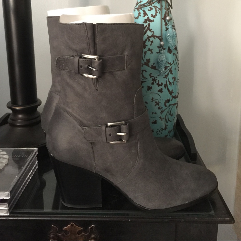 EUC Michael Kors buckle boots. Worn once on carpet