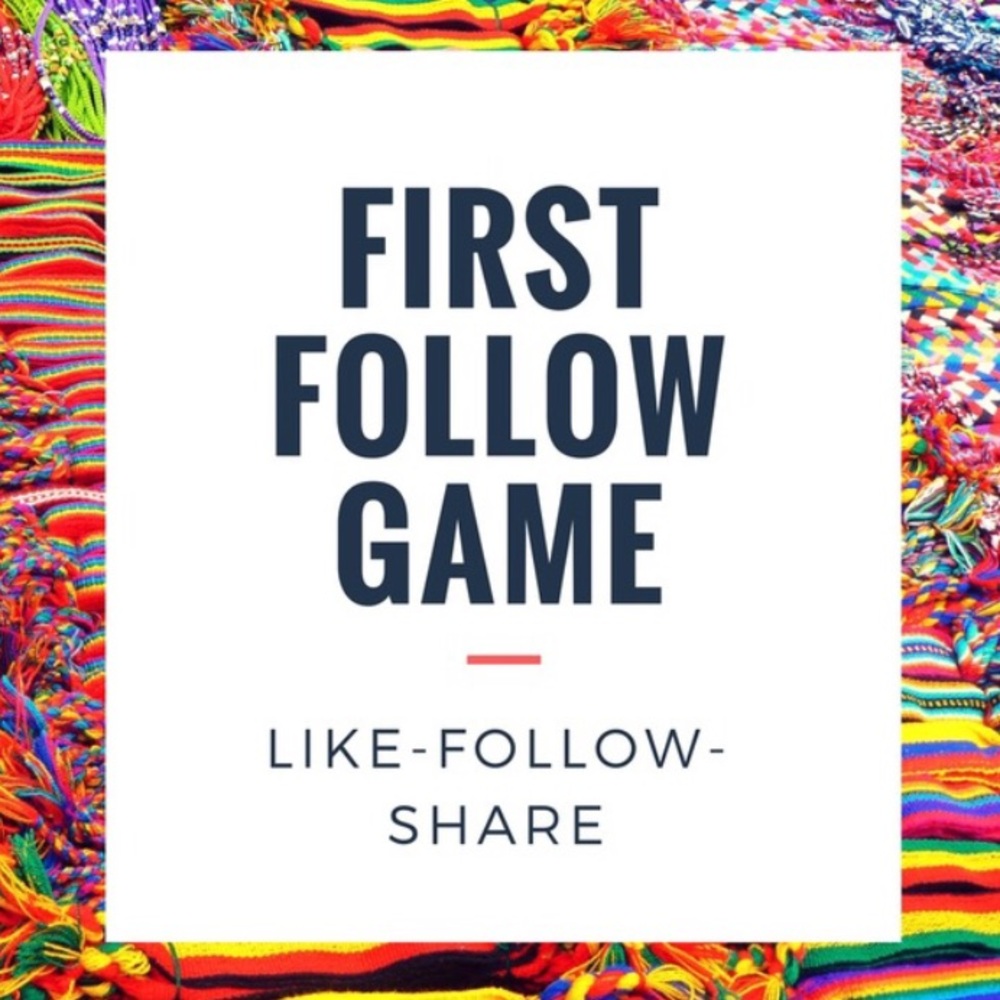 🎉First Follow Game - Help me reach 50k!🎉