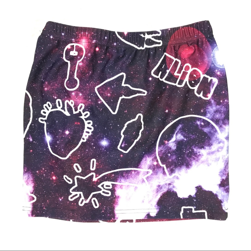 ROMWE Galaxy Skirt