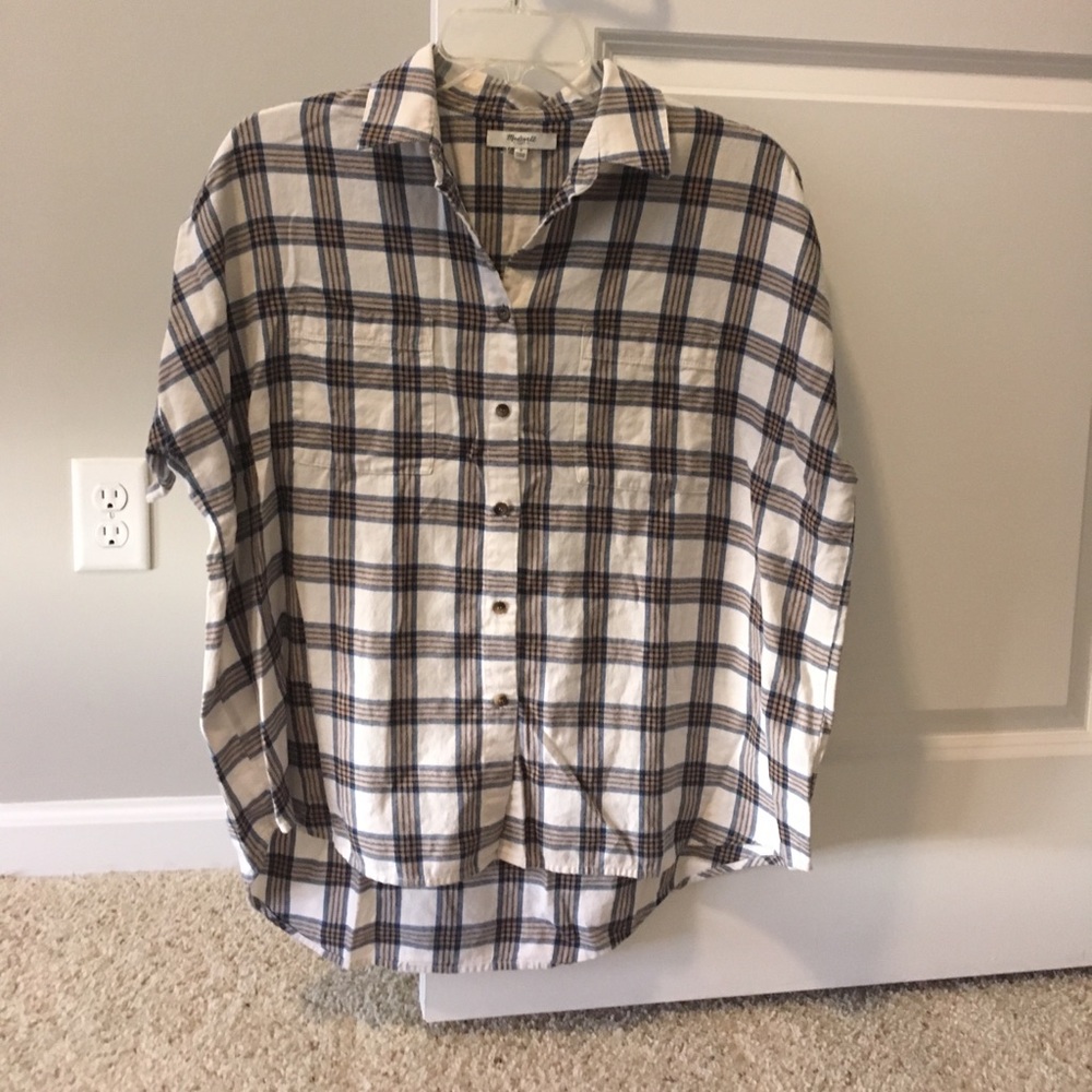 Madewell Short Sleeve Flannel