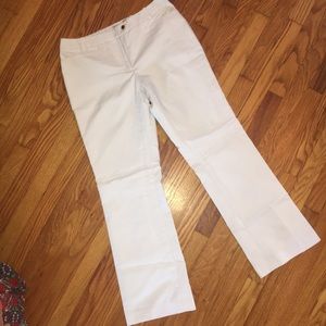 Calvin Klein white trousers