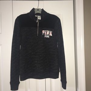 PINK quarter zip shirt