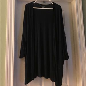 Navy 3/4 Sleeve Cardigan