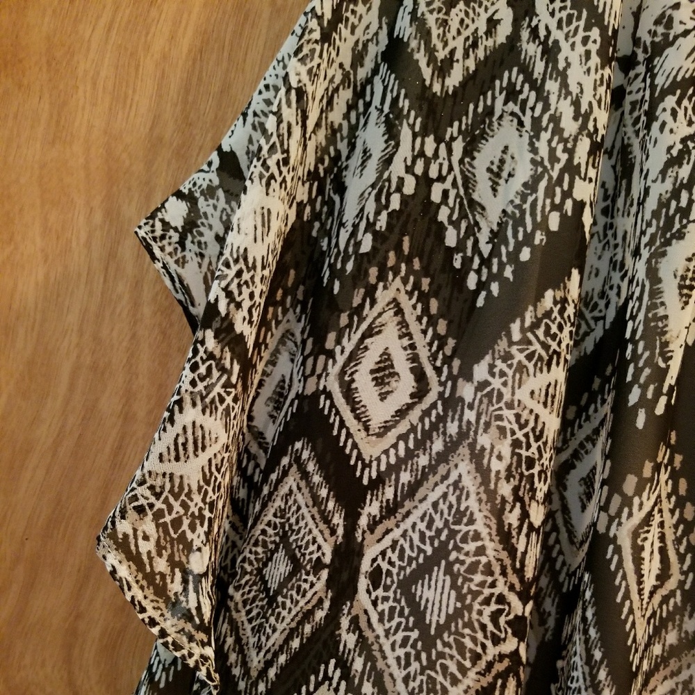 Style & Co Flutter-Sleeve Top