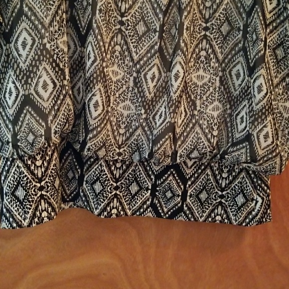 Style & Co Flutter-Sleeve Top - Picture 4 of 5