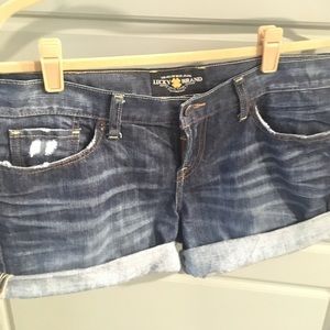 Lucky brand dark wash Jean shorts